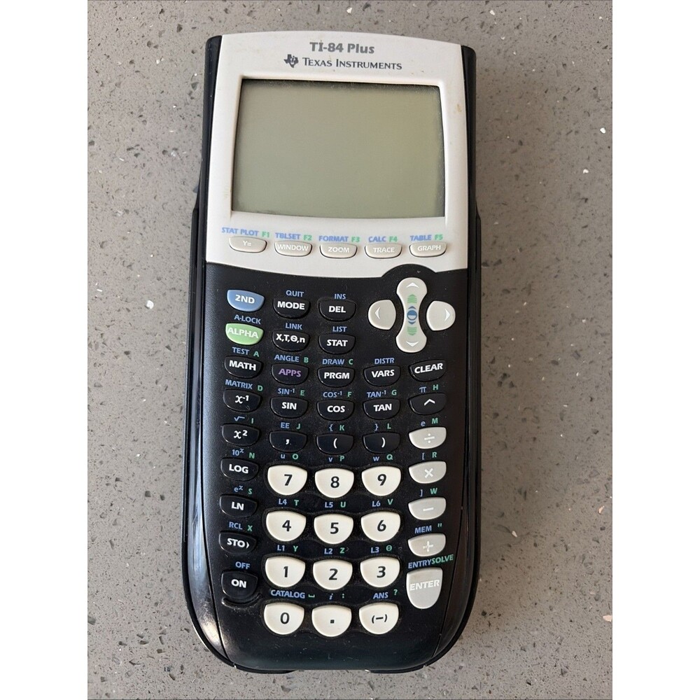 PARTS ONLY Texas Instruments TI-84 Plus Graphing Calculator Black